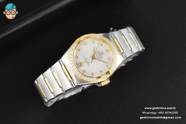 Constellation 29mm TWSF YG Diamond MOP Dial YG/SS Bracelet A8700 - Image 4