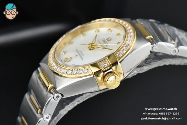Constellation 29mm TWSF YG Diamond MOP Dial YG/SS Bracelet A8700 - Image 7