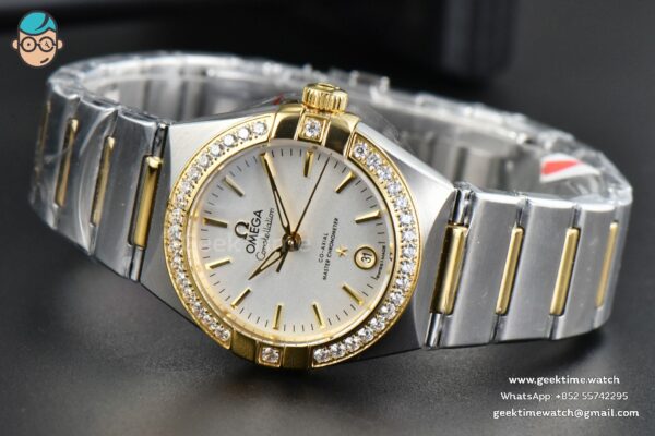 Constellation 29mm TWSF YG Diamond White Dial Stick Marker YG/SS Bracelet A8700 - Image 5