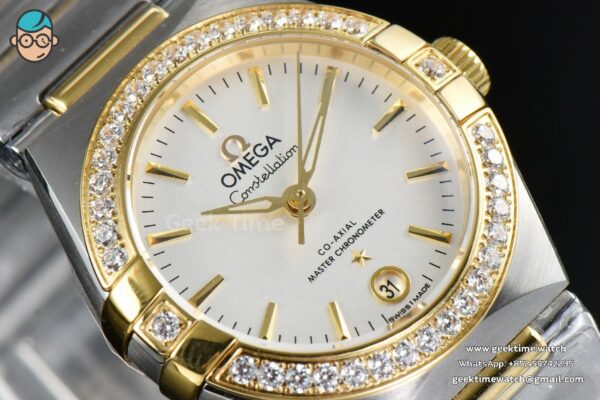 Constellation 29mm TWSF YG Diamond White Dial Stick Marker YG/SS Bracelet A8700 - Image 6