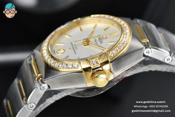 Constellation 29mm TWSF YG Diamond White Dial Stick Marker YG/SS Bracelet A8700 - Image 7