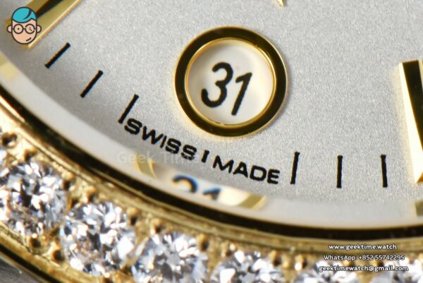 Constellation 29mm TWSF YG Diamond White Dial Stick Marker YG/SS Bracelet A8700 - Image 8
