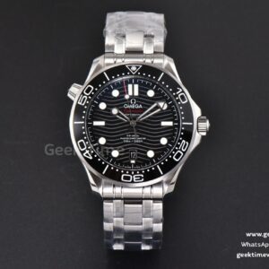 Seamaster Diver 300M 42mm ZF Black Ceramic Black Dial SS Bracelet A8800