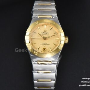 Constellation 29mm TWSF YG esfera dorada texturizada brazalete YG/SS A8700