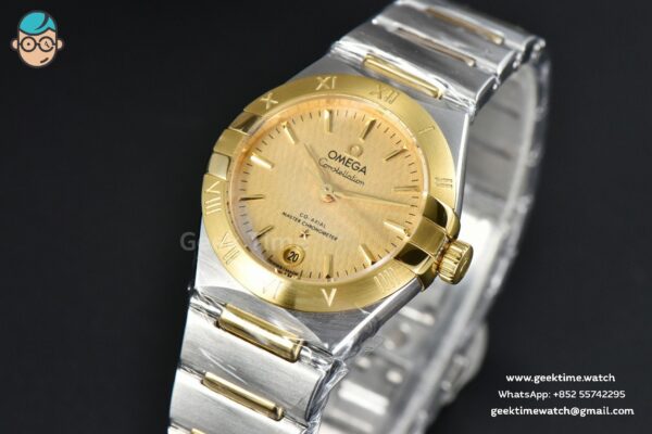 Constellation 29mm TWSF YG Gold Textured Dial YG/SS Bracelet A8700