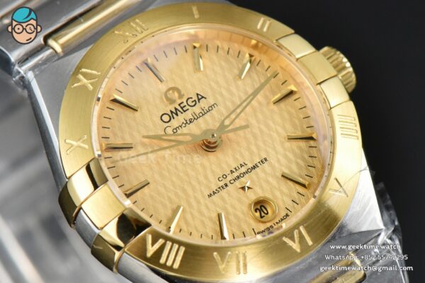 Constellation 29mm TWSF YG Gold Textured Dial YG/SS Bracelet A8700 - Image 8