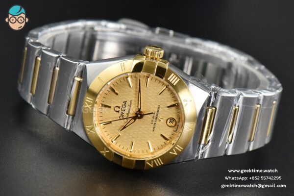 Constellation 29mm TWSF YG Gold Textured Dial YG/SS Bracelet A8700 - Image 9