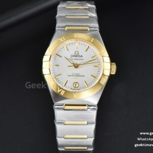 Constellation 29mm TWSF YG esfera blanca brazalete YG/SS A8700