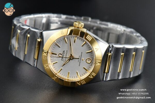 Constellation 29mm TWSF YG White Dial YG/SS Bracelet A8700 - Image 3