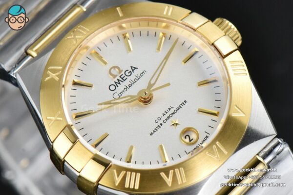 Constellation 29mm TWSF YG White Dial YG/SS Bracelet A8700 - Image 4