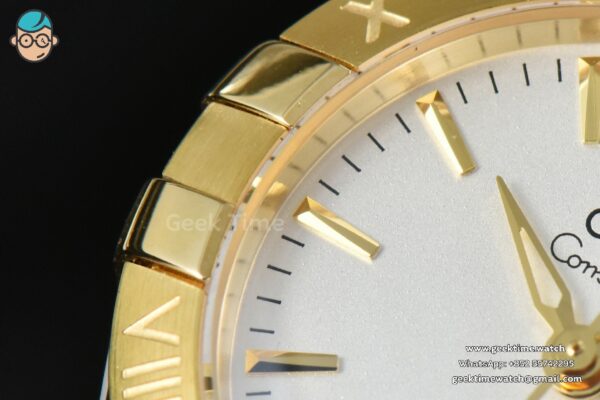 Constellation 29mm TWSF YG White Dial YG/SS Bracelet A8700 - Image 8