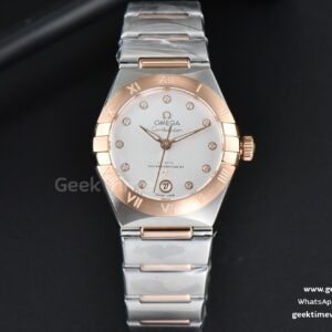 Constellation 29mm TWSF RG White Dial RG/SS Bracelet A8700