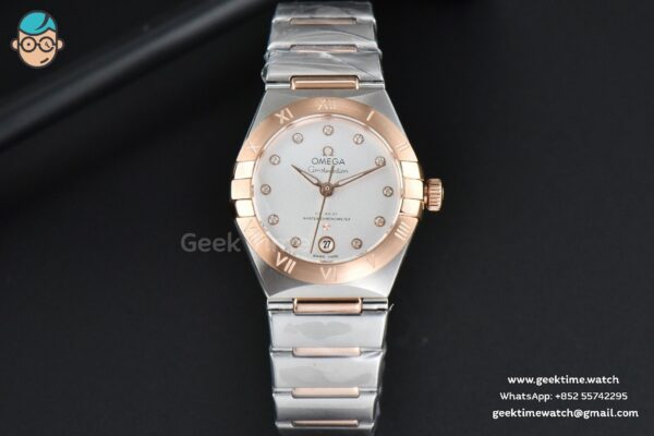 Constellation 29mm TWSF RG White Dial RG/SS Bracelet A8700 - Image 2