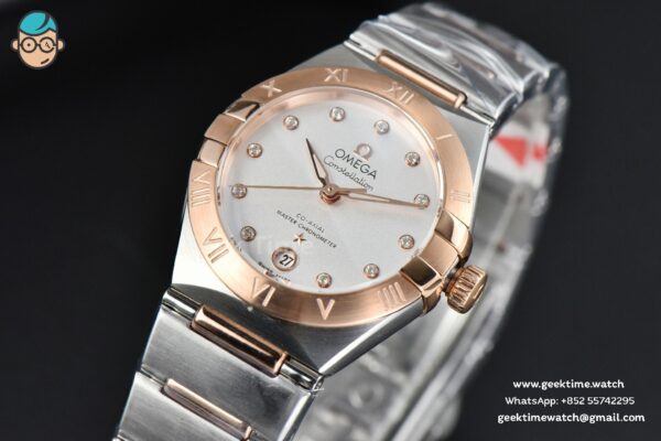 Constellation 29mm TWSF RG White Dial RG/SS Bracelet A8700