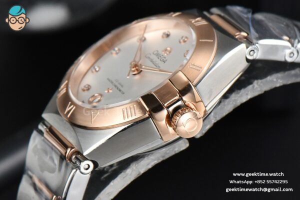 Constellation 29mm TWSF RG White Dial RG/SS Bracelet A8700 - Image 7