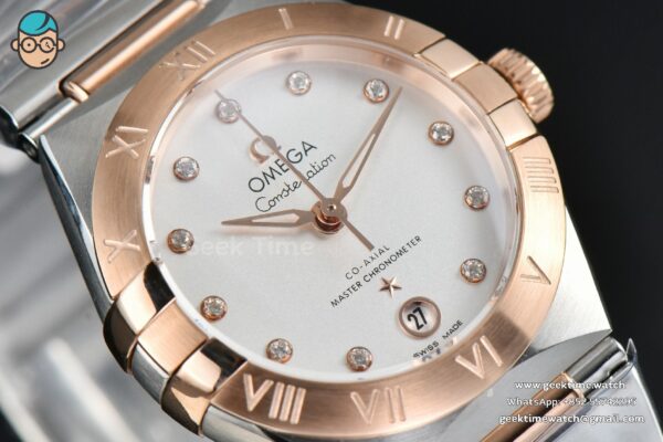 Constellation 29mm TWSF RG White Dial RG/SS Bracelet A8700 - Image 8