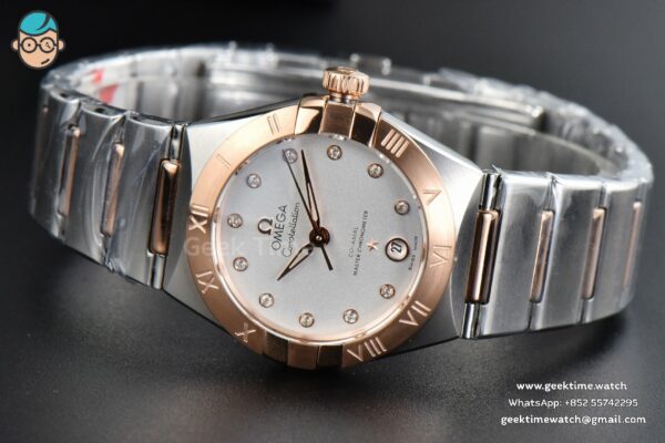 Constellation 29mm TWSF RG White Dial RG/SS Bracelet A8700 - Image 9