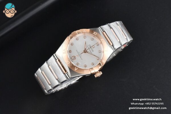 Constellation 29mm TWSF RG White Dial RG/SS Bracelet A8700 - Image 10