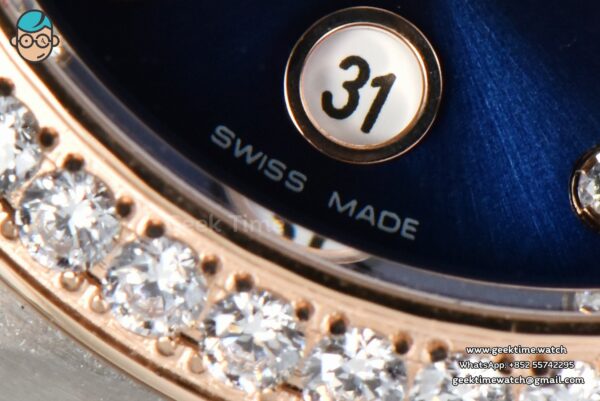 Constellation 29mm TWSF RG Diamond Blue Dial RG/SS Bracelet A8700 - Image 6
