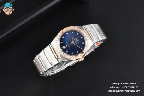 Constellation 29mm TWSF RG Diamond Blue Dial RG/SS Bracelet A8700 - Image 10