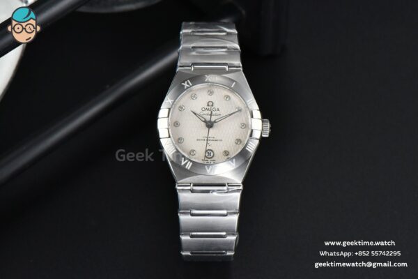Constellation 29mm TWSF White Textured Dial SS Bracelet A8700 - Image 2