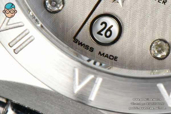 Constellation 29mm TWSF White Textured Dial SS Bracelet A8700 - Image 5