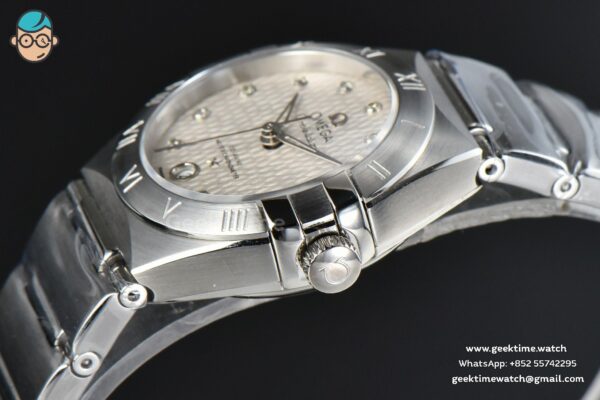 Constellation 29mm TWSF White Textured Dial SS Bracelet A8700 - Image 7