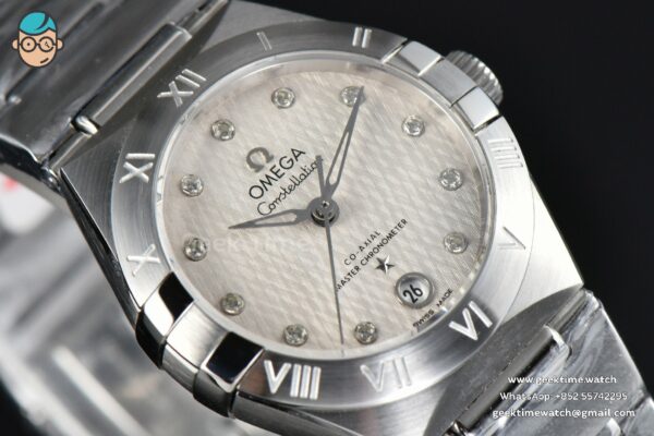 Constellation 29mm TWSF White Textured Dial SS Bracelet A8700 - Image 8