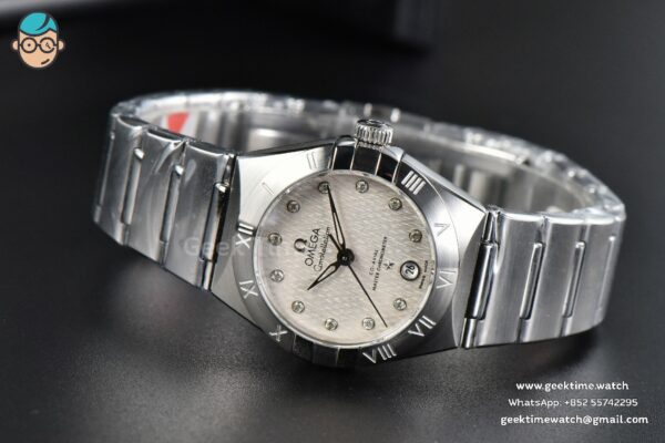 Constellation 29mm TWSF White Textured Dial SS Bracelet A8700 - Image 9