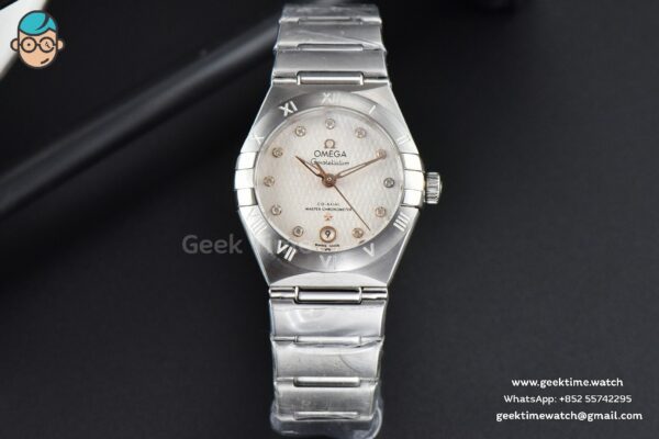 Constellation 29mm TWSF White Dial RG Diamond Marker SS Bracelet A8700 - Image 2