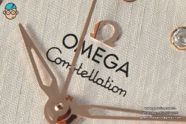 Constellation 29mm TWSF White Dial RG Diamond Marker SS Bracelet A8700 - Image 4