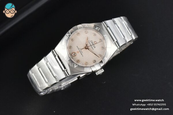 Constellation 29mm TWSF White Dial RG Diamond Marker SS Bracelet A8700 - Image 28