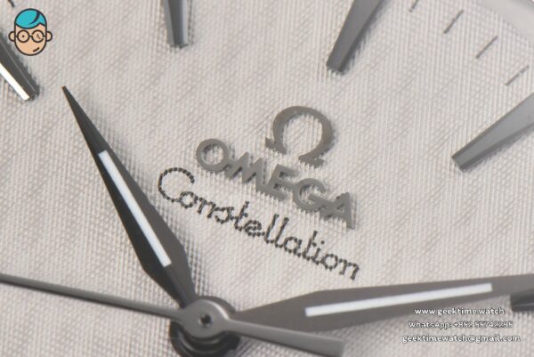 Constellation AIF 41MM White Textured Dial Black Gummy Strap A8900 Super Clone - Image 3