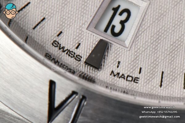 Constellation AIF 41MM White Textured Dial Black Gummy Strap A8900 Super Clone - Image 6
