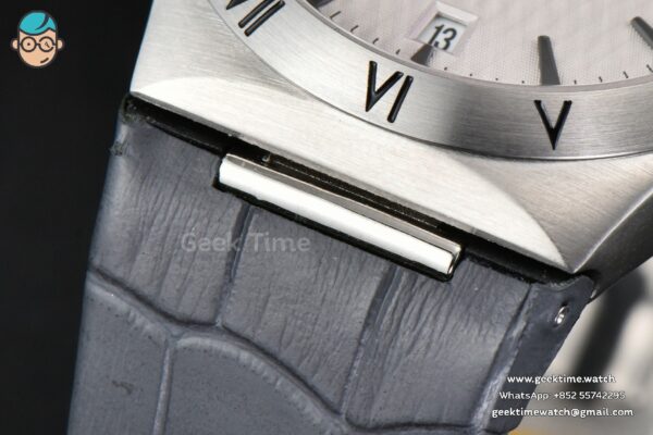 Constellation AIF 41MM White Textured Dial Black Gummy Strap A8900 Super Clone - Image 7