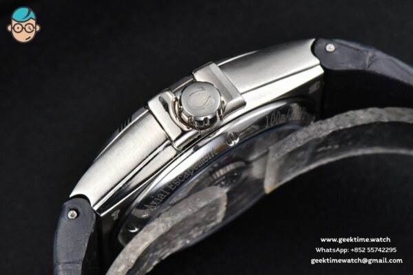Constellation AIF 41MM White Textured Dial Black Gummy Strap A8900 Super Clone - Image 10