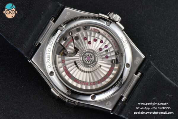 Constellation AIF 41MM White Textured Dial Black Gummy Strap A8900 Super Clone - Image 12