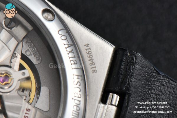 Constellation AIF 41MM White Textured Dial Black Gummy Strap A8900 Super Clone - Image 18