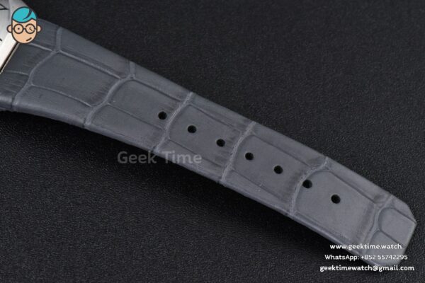 Constellation AIF 41MM White Textured Dial Black Gummy Strap A8900 Super Clone - Image 21