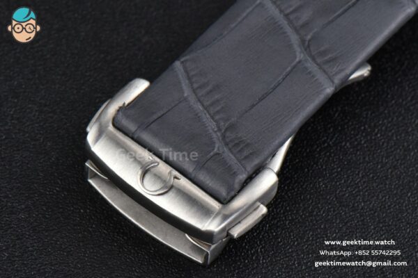 Constellation AIF 41MM White Textured Dial Black Gummy Strap A8900 Super Clone - Image 22