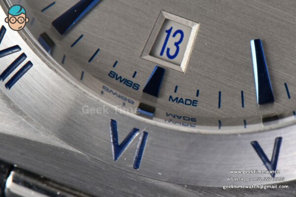 Constellation AIF 41MM Gray Textured Dial Black Gummy Strap A8900 Super Clone - Image 6
