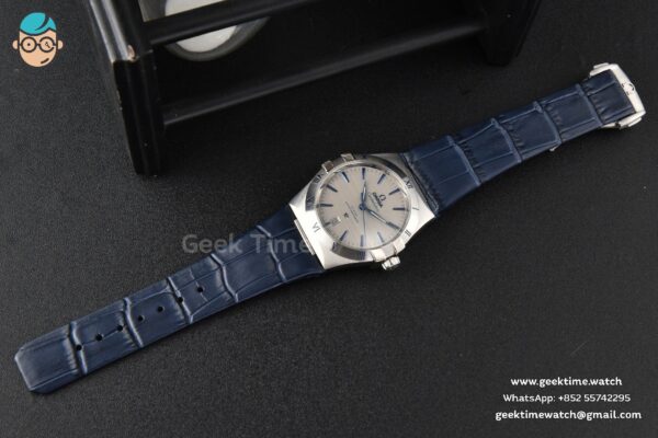 Constellation AIF 41MM Gray Textured Dial Black Gummy Strap A8900 Super Clone - Image 26