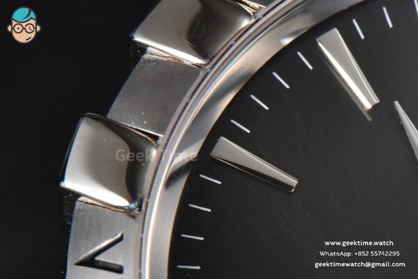 Constellation AIF 41MM Black Textured Dial Black Gummy Strap A8900 Super Clone - Image 4