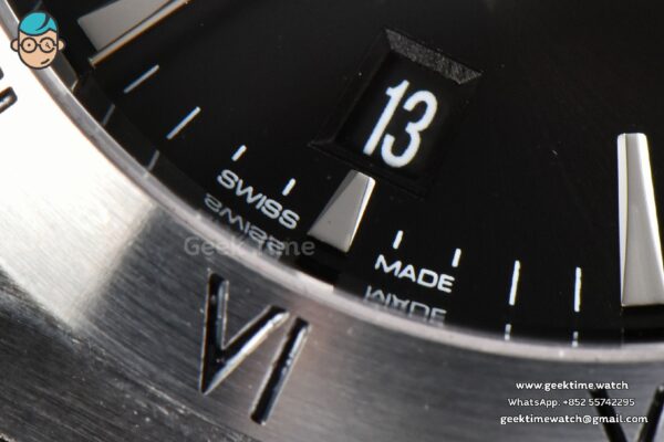 Constellation AIF 41MM Black Textured Dial Black Gummy Strap A8900 Super Clone - Image 6