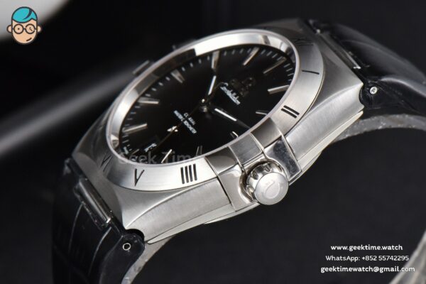 Constellation AIF 41MM Black Textured Dial Black Gummy Strap A8900 Super Clone - Image 7