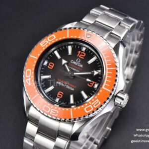 Seamaster 6000M Ultra Deep VSF 45.5MM Brown Dial Orange Bezel SS Bracelet A8912