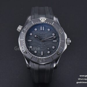 Seamaster Diver 300M Ceramic Nekton ORF 43.5mm Black Dial Rubber Strap A8806