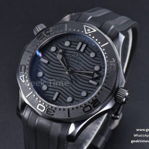 Seamaster Diver 300M Ceramic Nekton ORF 43.5MM Black Dial Rubber Strap A8806