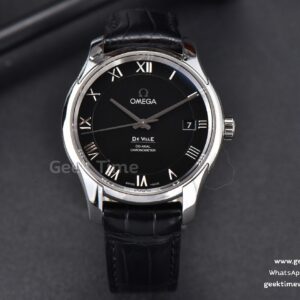 De Ville Hour Vision VSF 41mm Black Dial Black Croco Strap A8500
