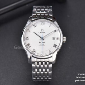 De Ville Hour Vision VSF 41mm White Dial Roma Marker SS Bracelet A8500
